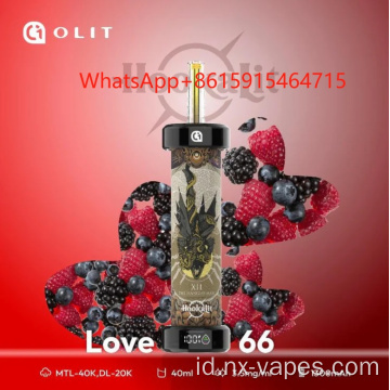 Olit Hookalit 40000puffs Disposable Vape 0,35% 40ml